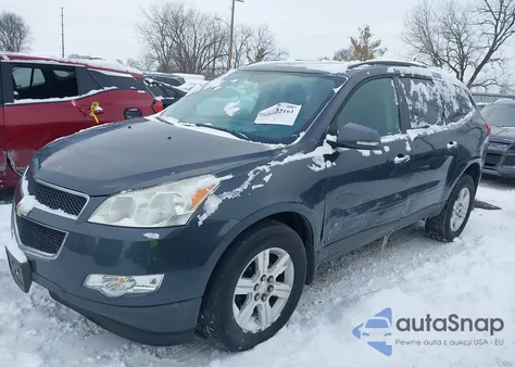 2010 Chevrolet Traverse Lt из США, поврежденный, VIN 1GNLRGED4AJ191612